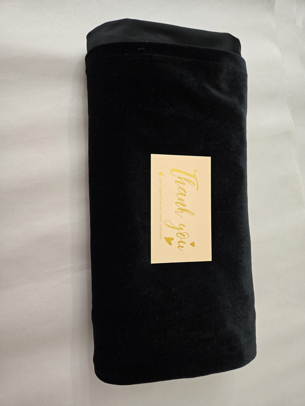 NWT Wild Fable Women's Black Velvet Midi Skirt Size L Back Slit Stretch Pull-On - Picture 14 of 15
